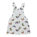 Overall-corto-tipo-jardinera-para-bebe-niña-Ropa-bebe-nina-Gris