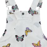 Overall-corto-tipo-jardinera-para-bebe-niña-Ropa-bebe-nina-Gris