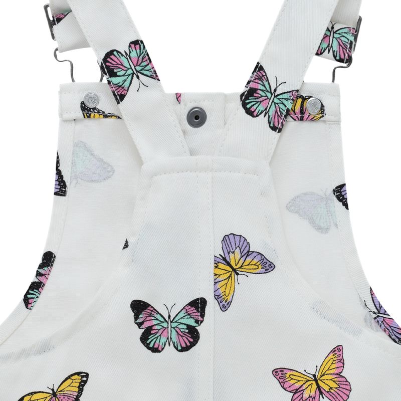 Overall-corto-tipo-jardinera-para-bebe-niña-Ropa-bebe-nina-Gris