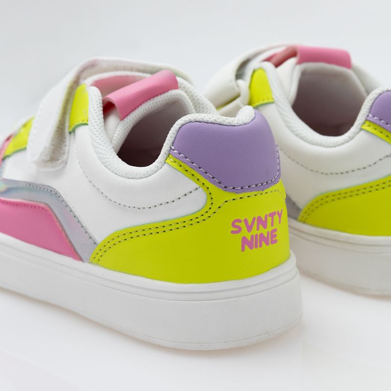 Tenis-con-bloques-de-color-para-bebe-niña-Ropa-bebe-nina-Blanco