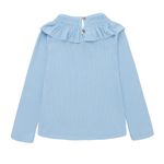 Camiseta-manga-larga-con-detalle-en-cuello-para-bebe-niña-Ropa-bebe-nina-Azul