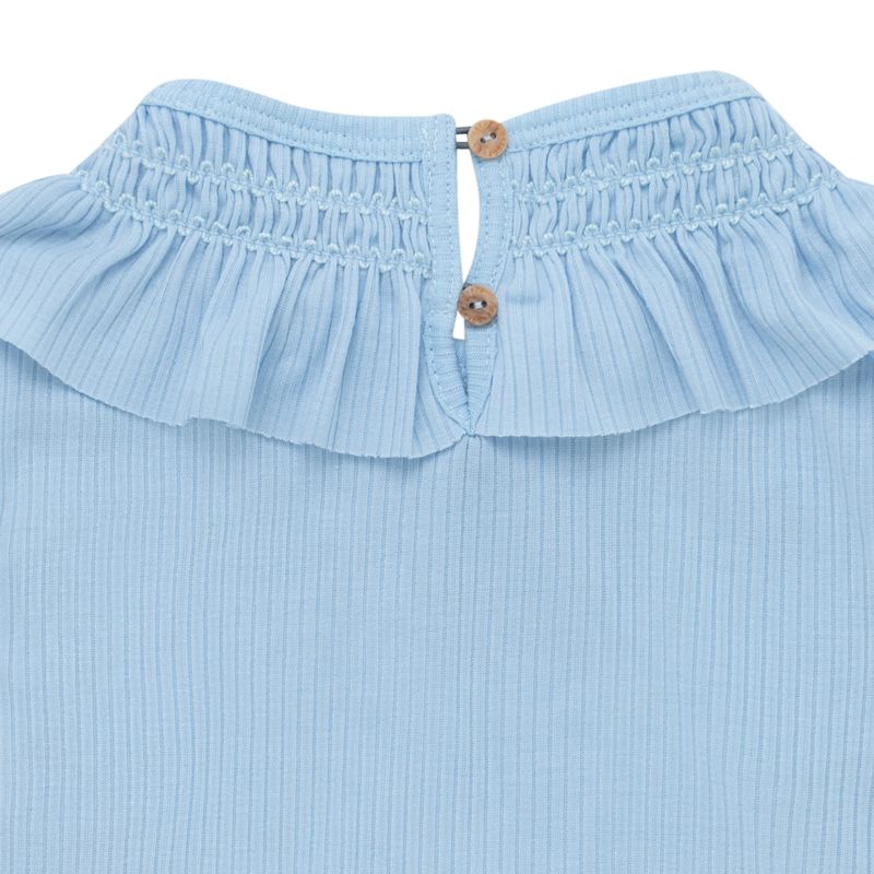Camiseta-manga-larga-con-detalle-en-cuello-para-bebe-niña-Ropa-bebe-nina-Azul