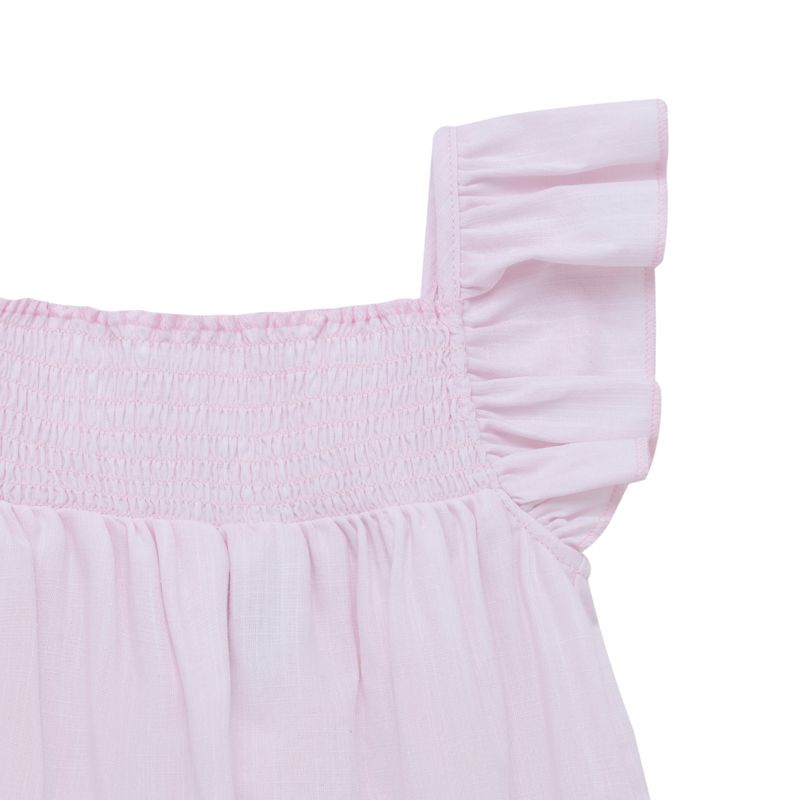 Vestido-midi-con-boleros-para-bebe-niña-Ropa-bebe-nina-Rosado