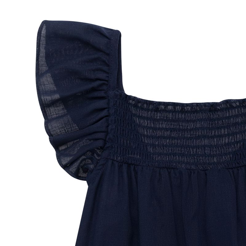 Vestido-midi-con-boleros-para-bebe-niña-Ropa-bebe-nina-Azul