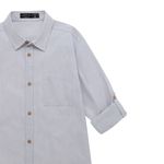 Camisa-manga-larga-para-niño-Ropa-nino-Gris