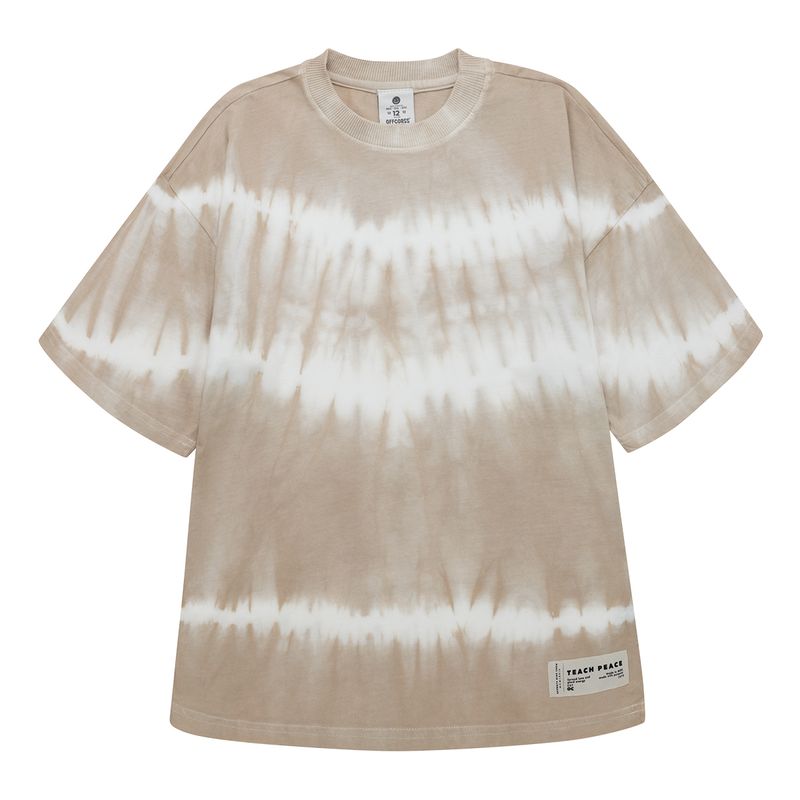 Camiseta-manga-corta-oversize-para-niño-Ropa-nino-Cafe