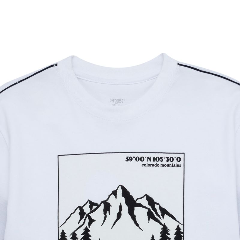 Camiseta-manga-corta-con-grafico-en-el-frente-para-niño-Ropa-nino-Blanco