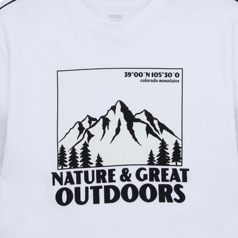 Camiseta-manga-corta-con-grafico-en-el-frente-para-niño-Ropa-nino-Blanco
