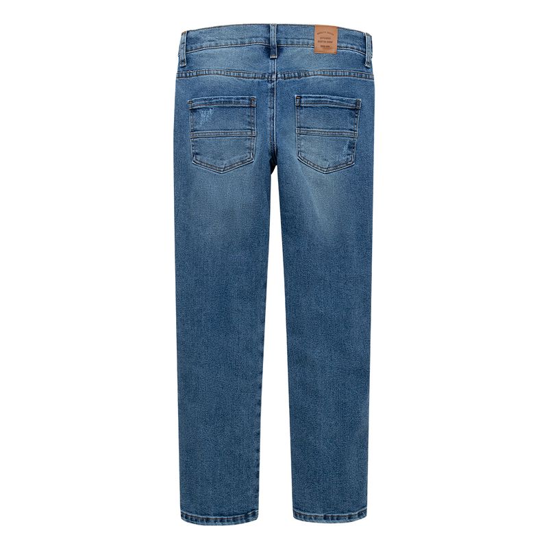 Denim-silueta-super-slim-para-niño-Ropa-nino-Indigo-oscuro
