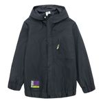 Chaqueta-hidrofobico-tipo-parka-para-niño-Ropa-nino-Negro