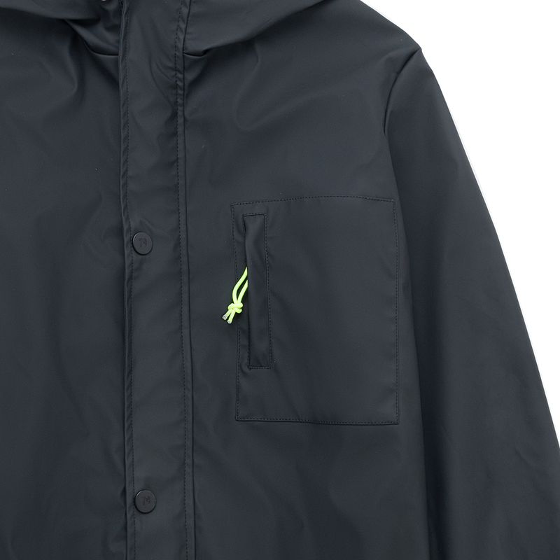 Chaqueta-hidrofobico-tipo-parka-para-niño-Ropa-nino-Negro