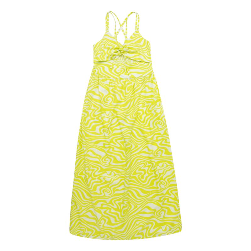 Vestido-largo-midi-para-niña-Ropa-nina-Gris