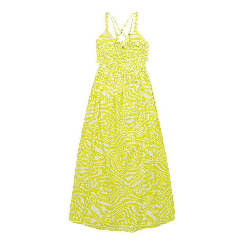 Vestido-largo-midi-para-niña-Ropa-nina-Gris