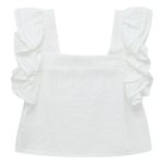 Camisa-manga-sisa-con-boleros-para-niña-Ropa-nina-Gris