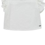 Camisa-manga-sisa-con-boleros-para-niña-Ropa-nina-Gris