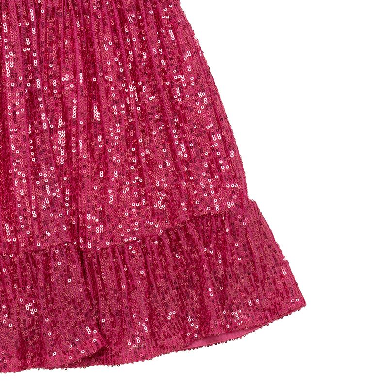 Minifalda-con-lentejuelas-para-niña-Ropa-nina-Rosado