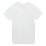 Camiseta-manga-corta-con-estampado-metalizado-para-niña-Ropa-nina-Gris