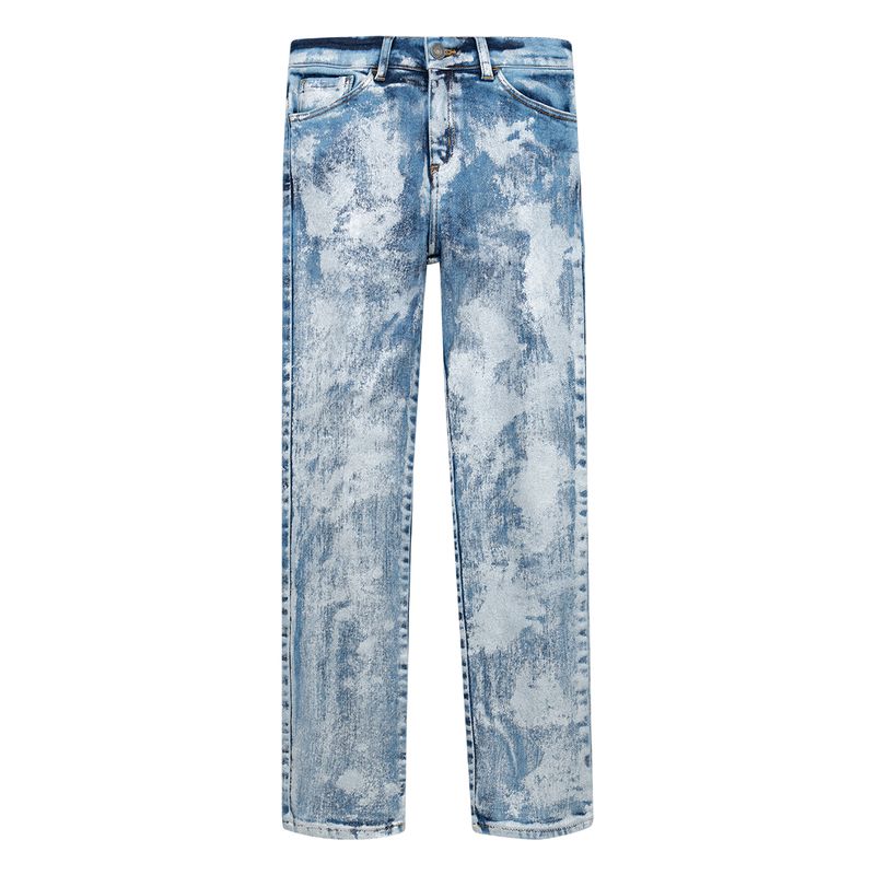Denim-silueta-super-skinny-para-niña-Ropa-nina-Indigo-medio