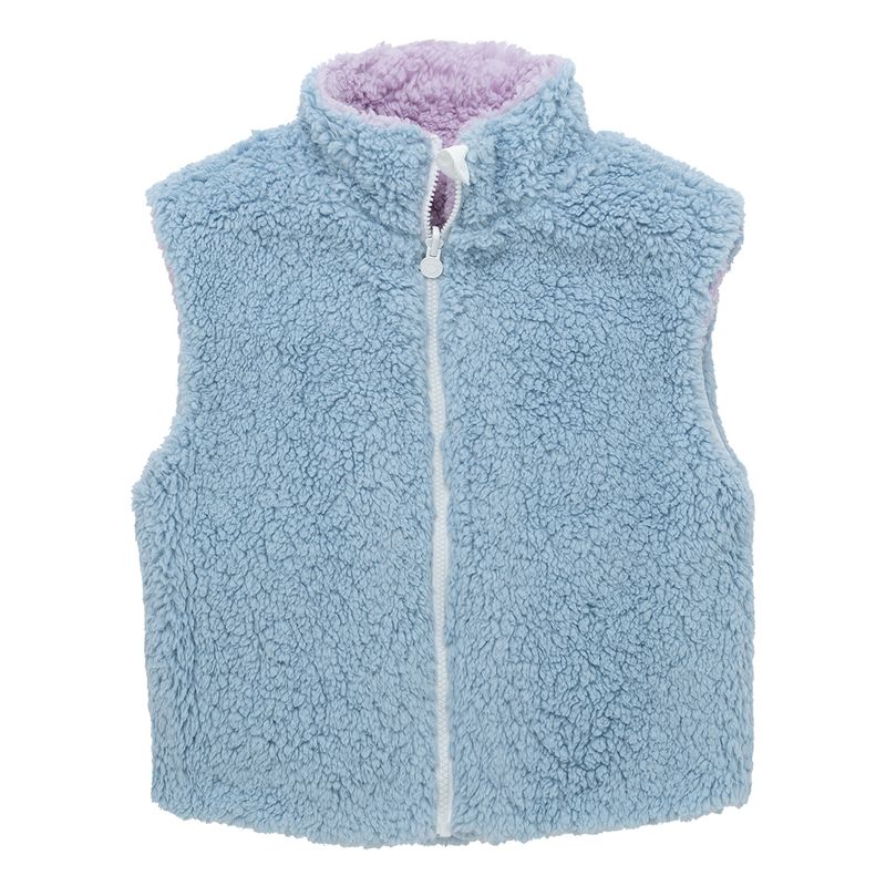 Chaleco-doble-faz-acolchado-para-niña-Ropa-nina-Morado