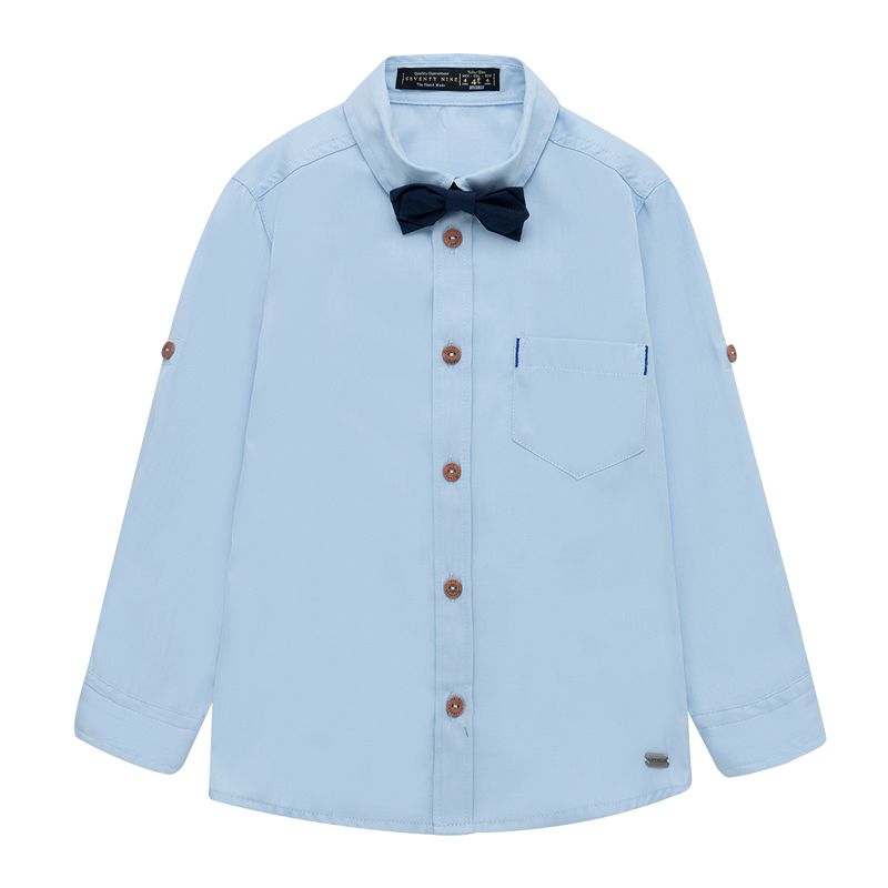 Camisa-manga-larga-para-bebe-niño-Ropa-bebe-nino-Gris
