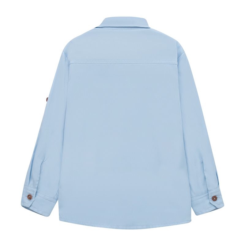 Camisa-manga-larga-para-bebe-niño-Ropa-bebe-nino-Gris