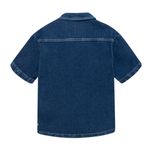 Camisa-manga-corta-para-bebe-niño-Ropa-bebe-nino-Indigo-oscuro