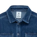 Camisa-manga-corta-para-bebe-niño-Ropa-bebe-nino-Indigo-oscuro