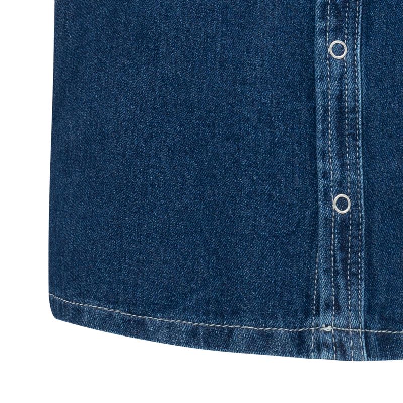 Camisa-manga-corta-para-bebe-niño-Ropa-bebe-nino-Indigo-oscuro