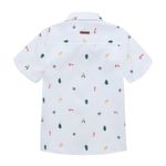 Camisa-manga-corta-para-bebe-niño-Ropa-bebe-nino-Blanco