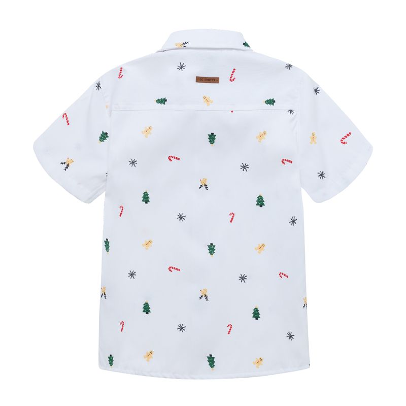 Camisa-manga-corta-para-bebe-niño-Ropa-bebe-nino-Blanco