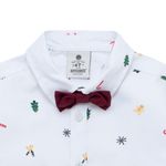 Camisa-manga-corta-para-bebe-niño-Ropa-bebe-nino-Blanco