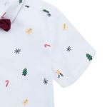Camisa-manga-corta-para-bebe-niño-Ropa-bebe-nino-Blanco