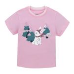 Camiseta-manga-corta-con-lentejuelas-para-bebe-niña-Ropa-bebe-nina-Rosado
