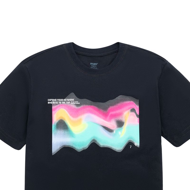 Camiseta-manga-corta-con-ADN-para-niño-Ropa-nino-Negro