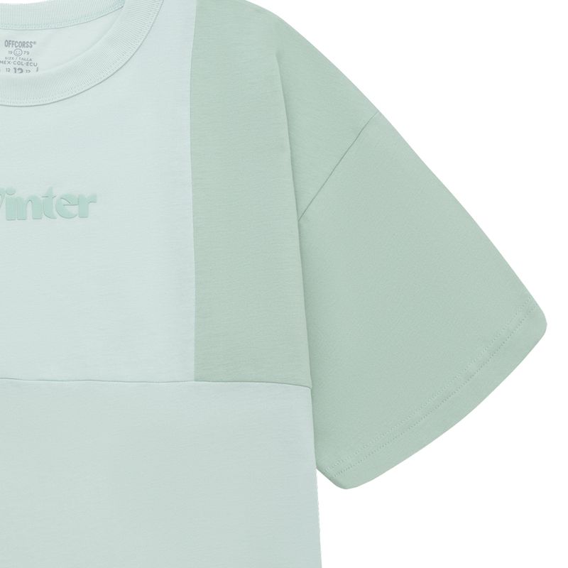 Camiseta-manga-corta-oversize-para-niño-Ropa-nino-Verde