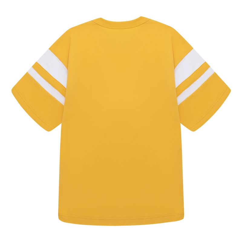 Camiseta-manga-corta-oversize-para-niño-Ropa-nino-Amarillo