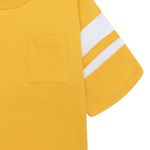 Camiseta-manga-corta-oversize-para-niño-Ropa-nino-Amarillo