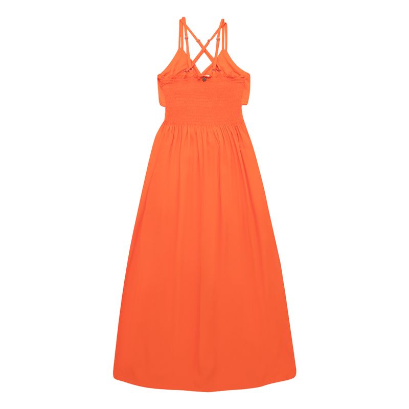 Vestido-largo-midi-para-niña-Ropa-nina-Amarillo