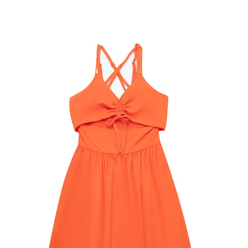 Vestido-largo-midi-para-niña-Ropa-nina-Amarillo