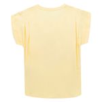 Camiseta-manga-corta-grafico-en-el-frente-para-niña-Ropa-nina-Amarillo