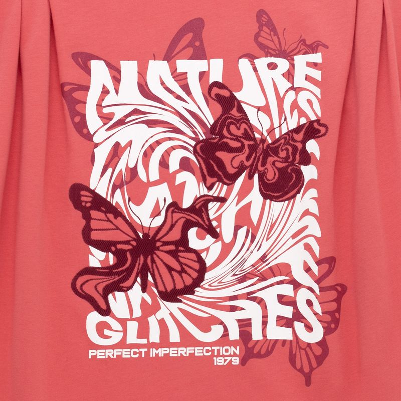 Camiseta-manga-corta-con-grafico-en-el-frente-para-niña-Ropa-nina-Rosado