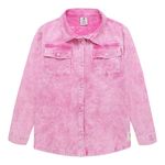 Chaqueta-con-botones-y-bolsillos-de-parche-para-niña-Ropa-nina-Rosado
