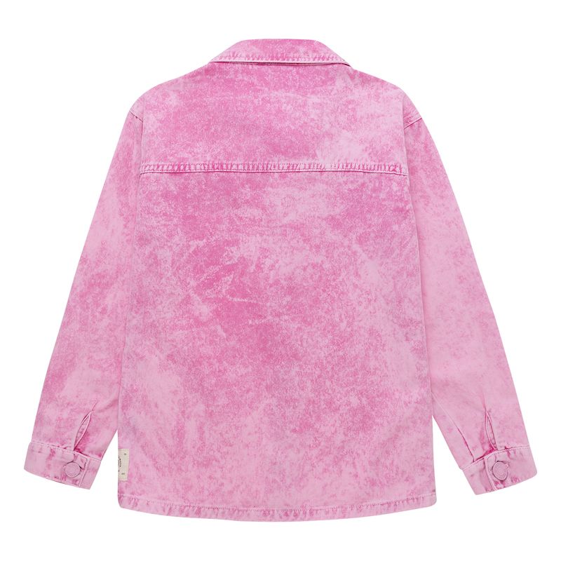 Chaqueta-con-botones-y-bolsillos-de-parche-para-niña-Ropa-nina-Rosado