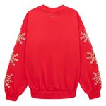 Buzo-cerrado-con-estampado-y-detalle-brillante-para-niña-Ropa-nina-Rojo