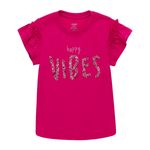 Camiseta-manga-corta-con-bolero-y-rouche-para-bebe-niña-Ropa-bebe-nina-Rosado