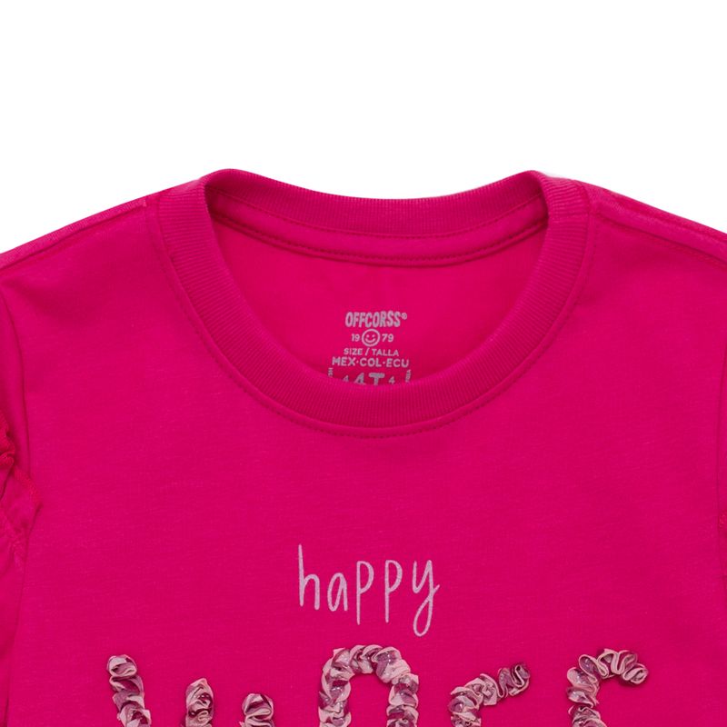 Camiseta-manga-corta-con-bolero-y-rouche-para-bebe-niña-Ropa-bebe-nina-Rosado