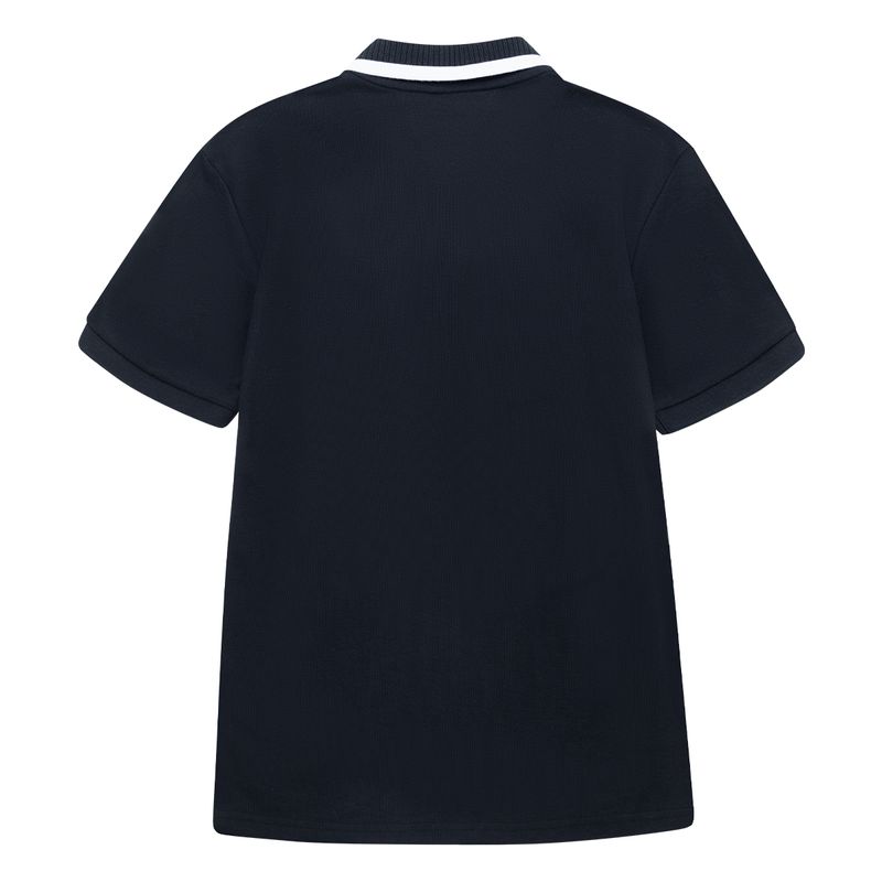 Camiseta-tipo-polo-oversize-para-niño-Ropa-nino-Negro