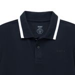 Camiseta-tipo-polo-oversize-para-niño-Ropa-nino-Negro