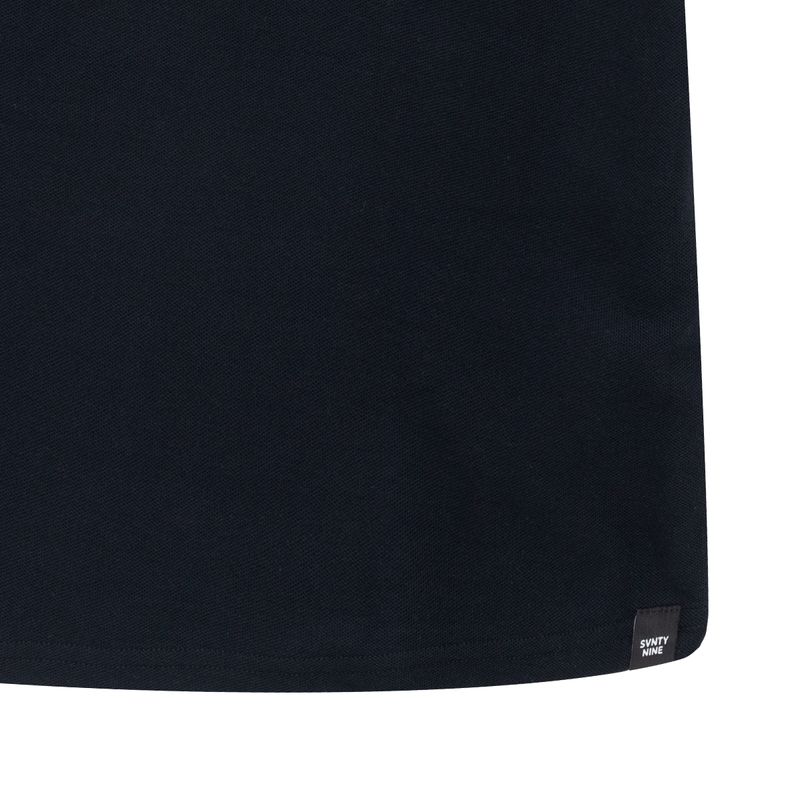 Camiseta-tipo-polo-oversize-para-niño-Ropa-nino-Negro