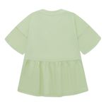 Camiseta-manga-corta-con-boleros-inferior-para-bebe-niña-Ropa-bebe-nina-Verde